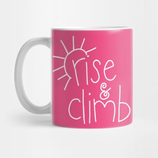 Rise and Climb (white) Mug